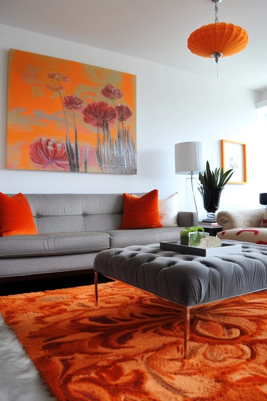 Burnt Orange Rug