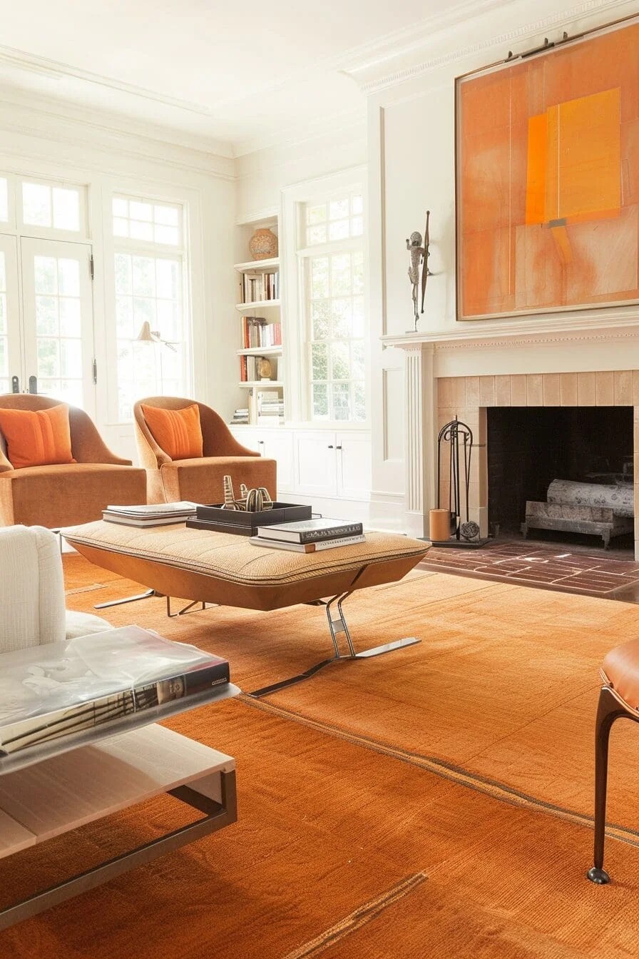 Burnt Orange Rug