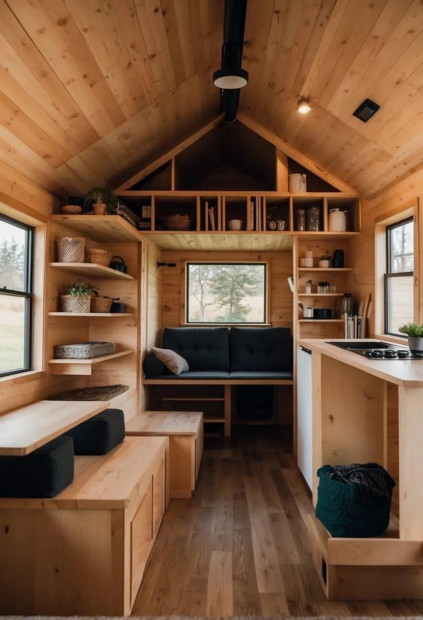 Create Under-Floor Storage Compartments in a Tiny House