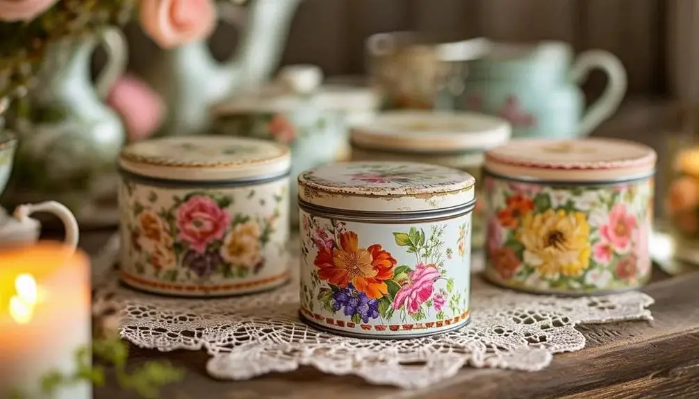 Tea Tins as Wedding Favors