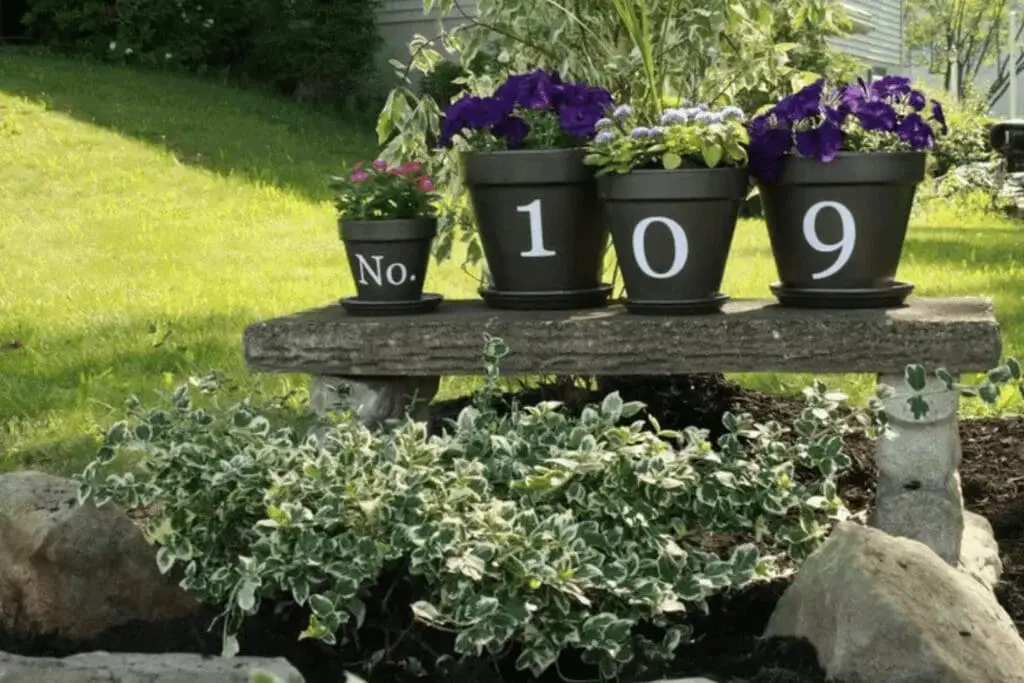 Clean, Bright House Numbers