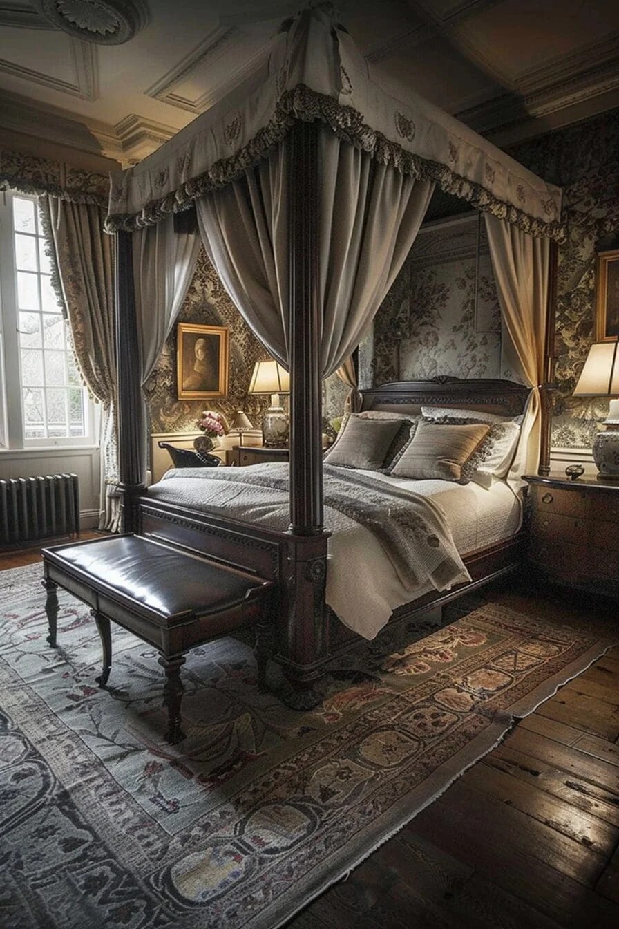 Four-Poster Canopy Bed