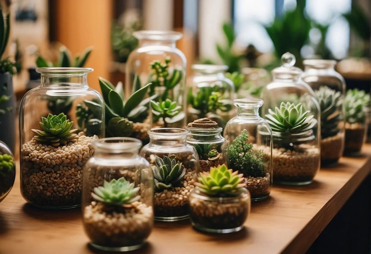 Faux Succulent Terrariums for Greenery Without the Fuss