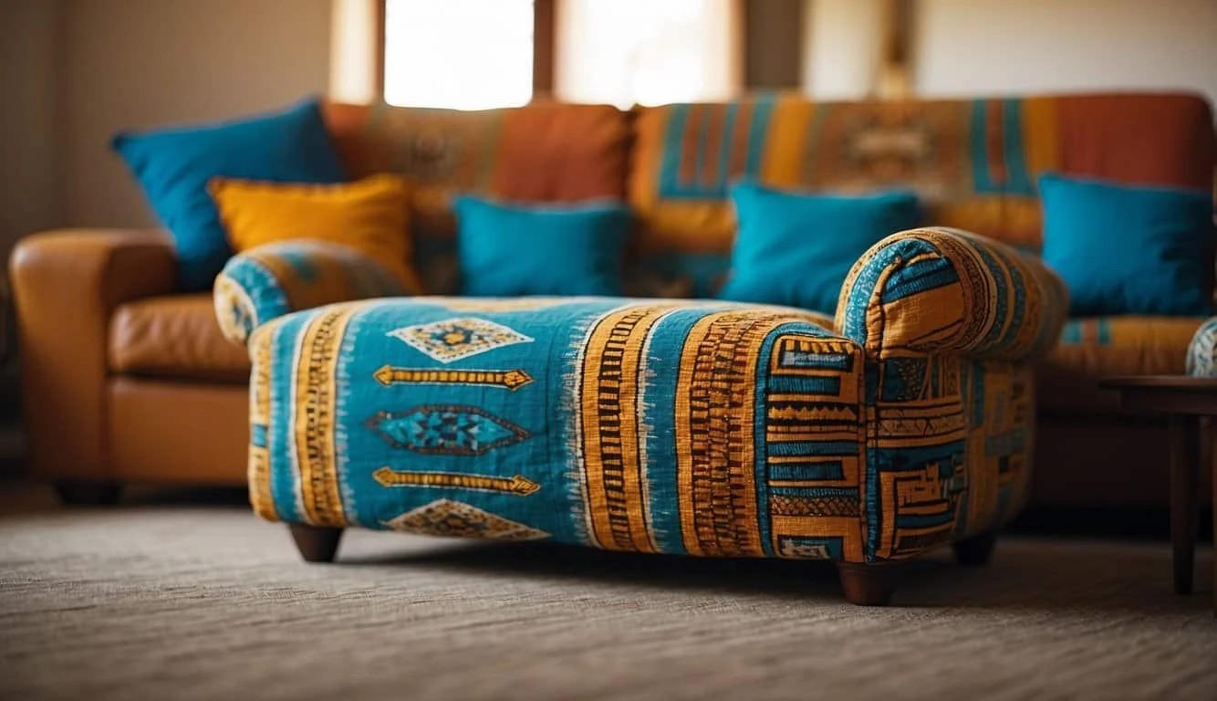 African Tribal Patterned Upholstery