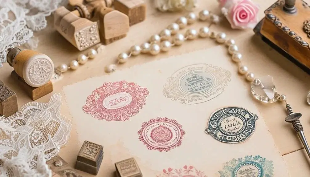 Vintage Wedding Stamps Collection