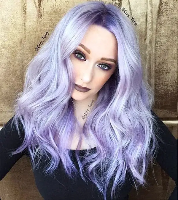 Lavender Silver Hair Color