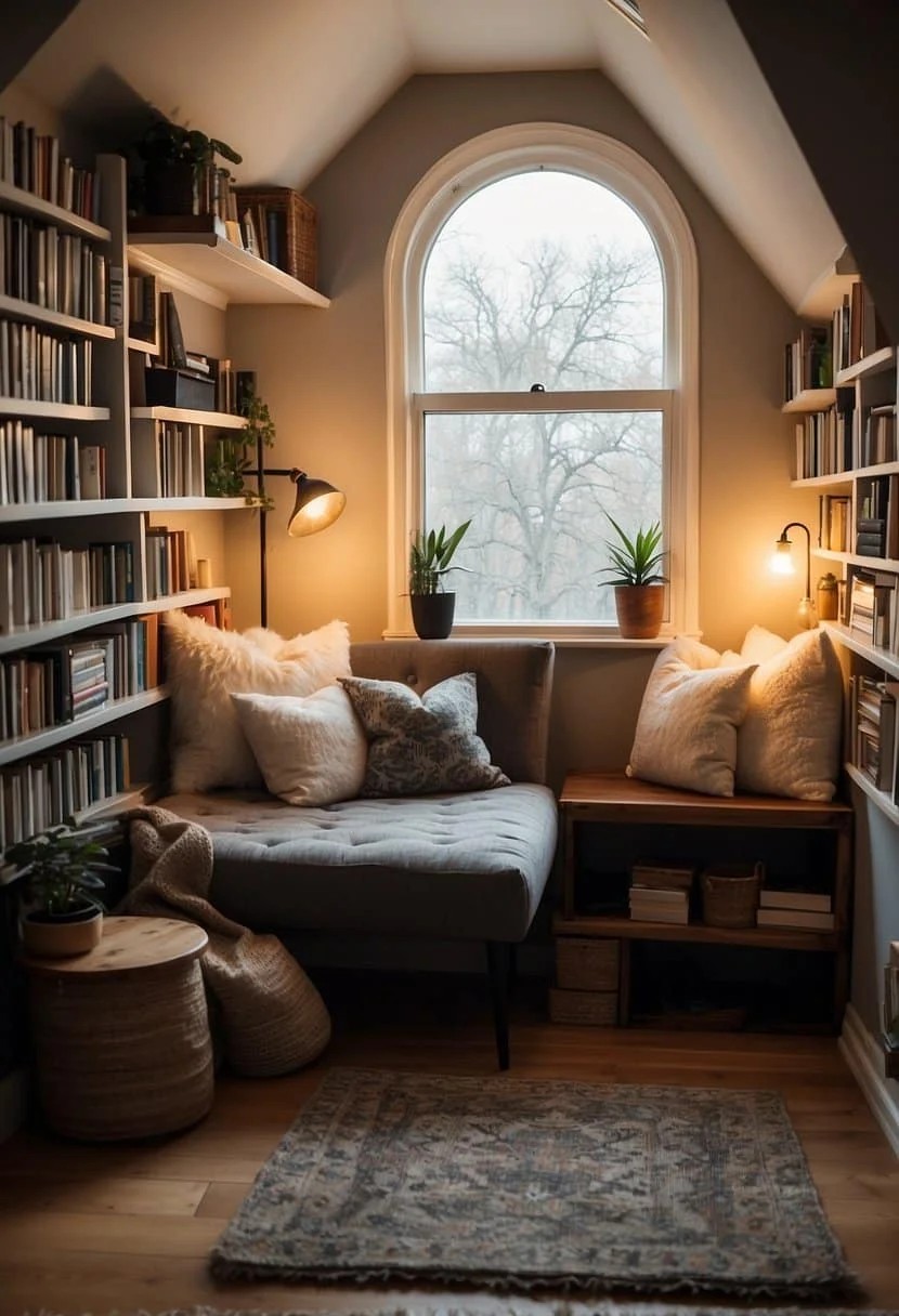 Establish a Reading Nook Under the Stairs