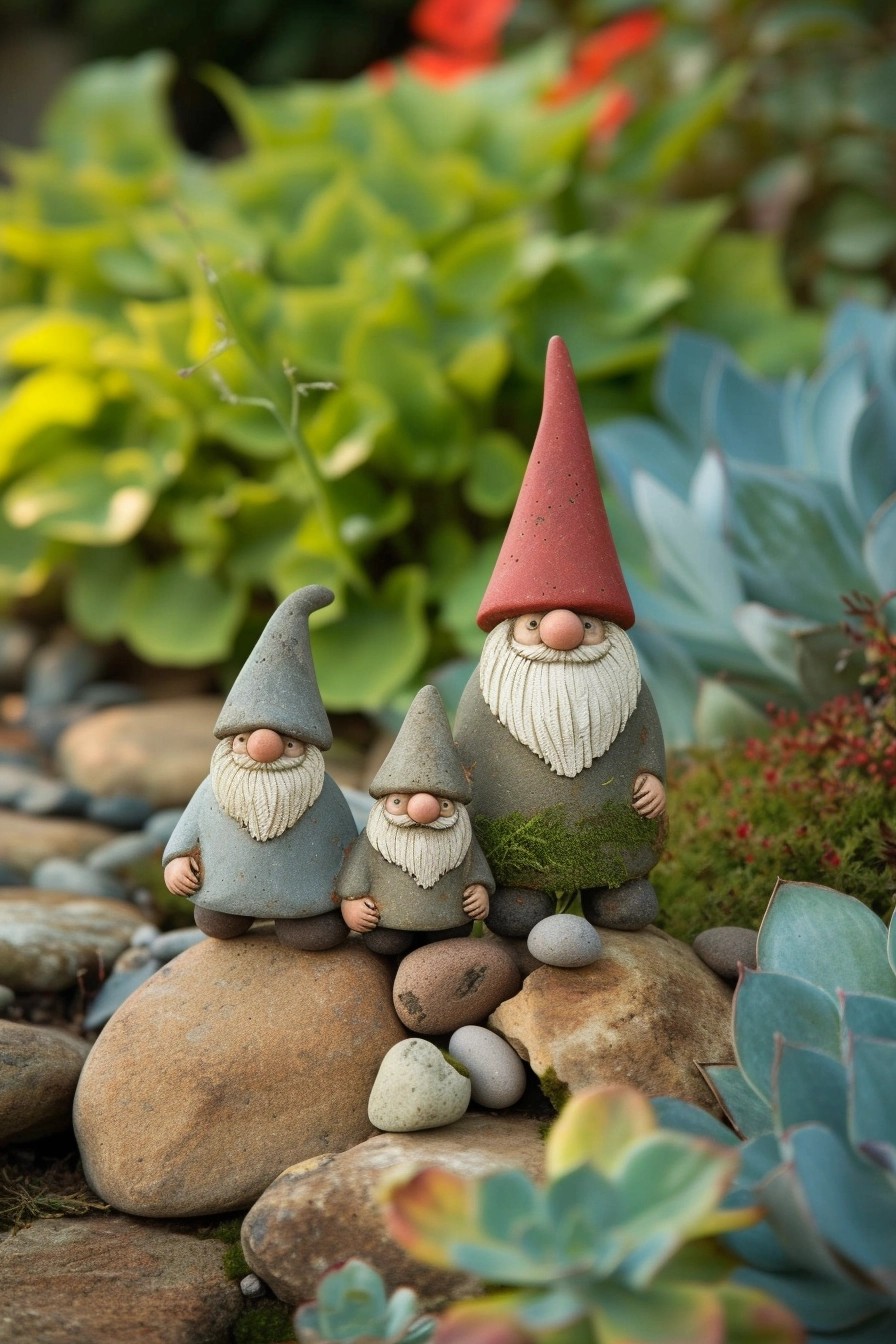 Adorn Your Garden with Pebble Garden Gnomes