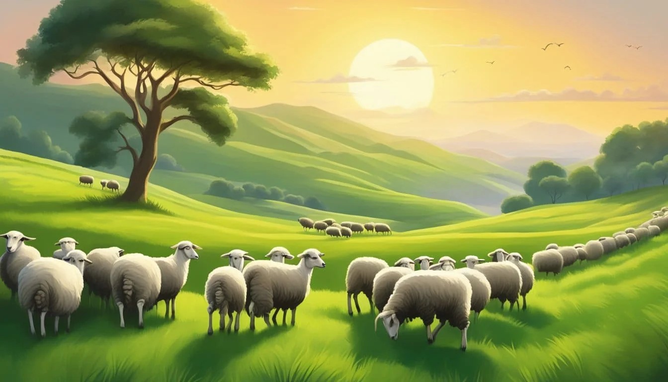 1) “The Lord is my shepherd; I shall not want.” – Psalm 23:1