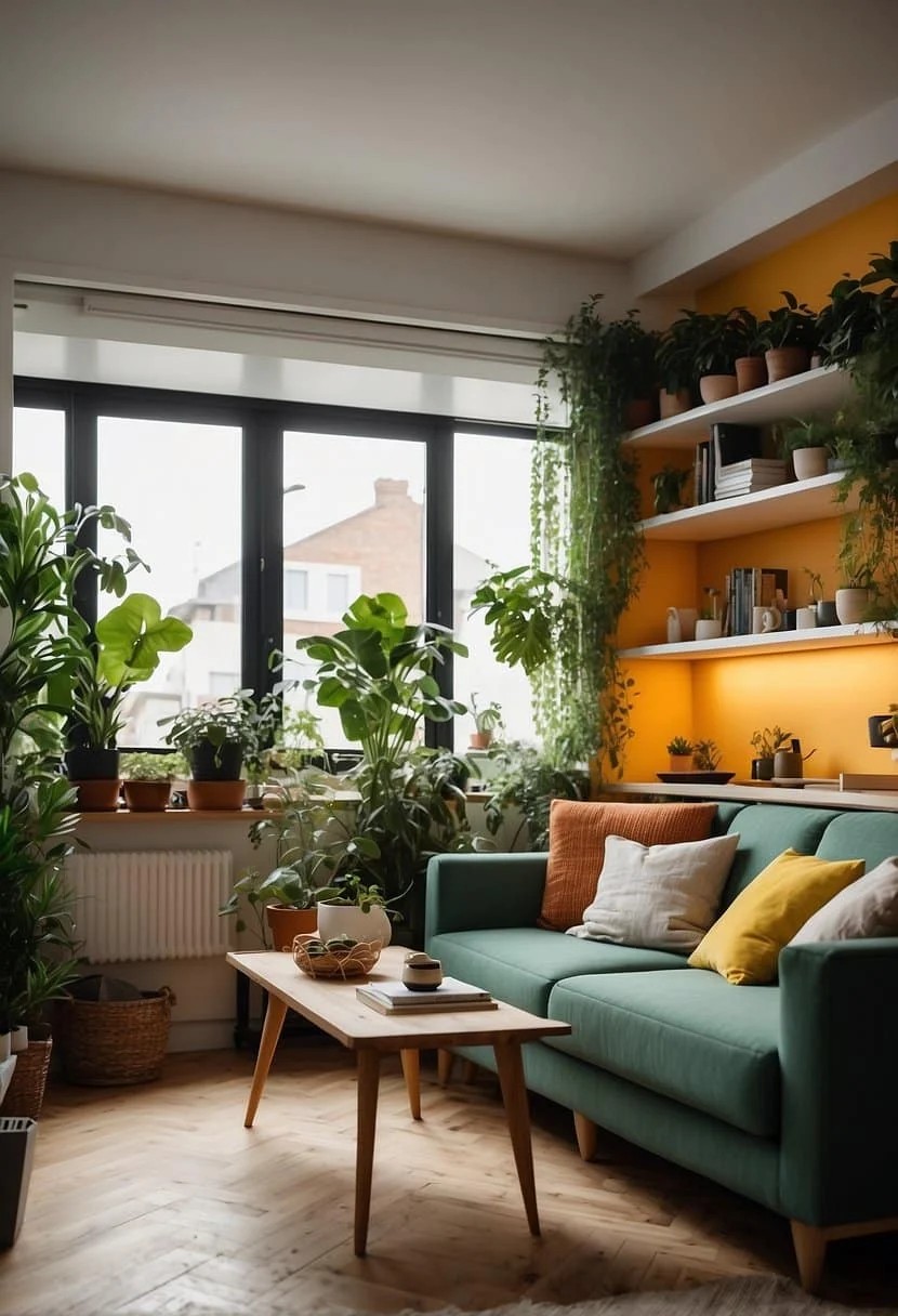 Add Greenery to Bring Life to Your Small Apartment