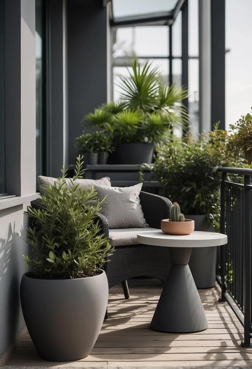 Opt for a Monochromatic Balcony Design