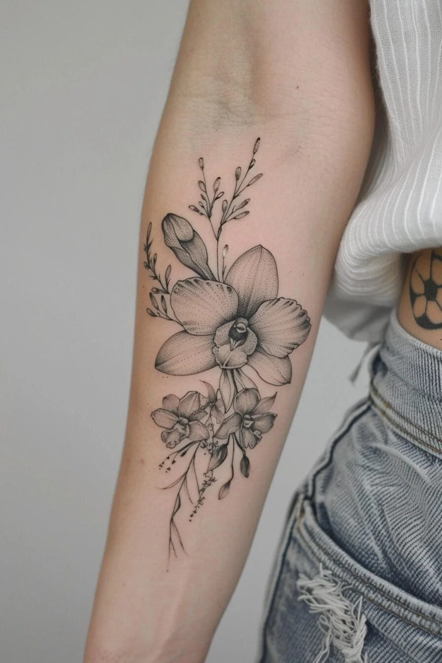 Orchid Tattoo