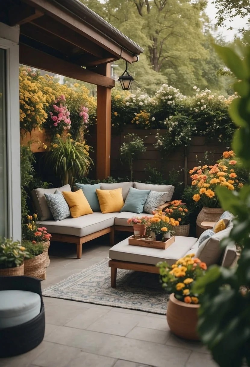 Inviting Patio or Balcony Seating