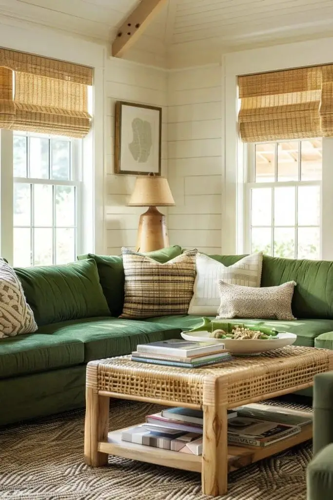 Green Wicker Furniture