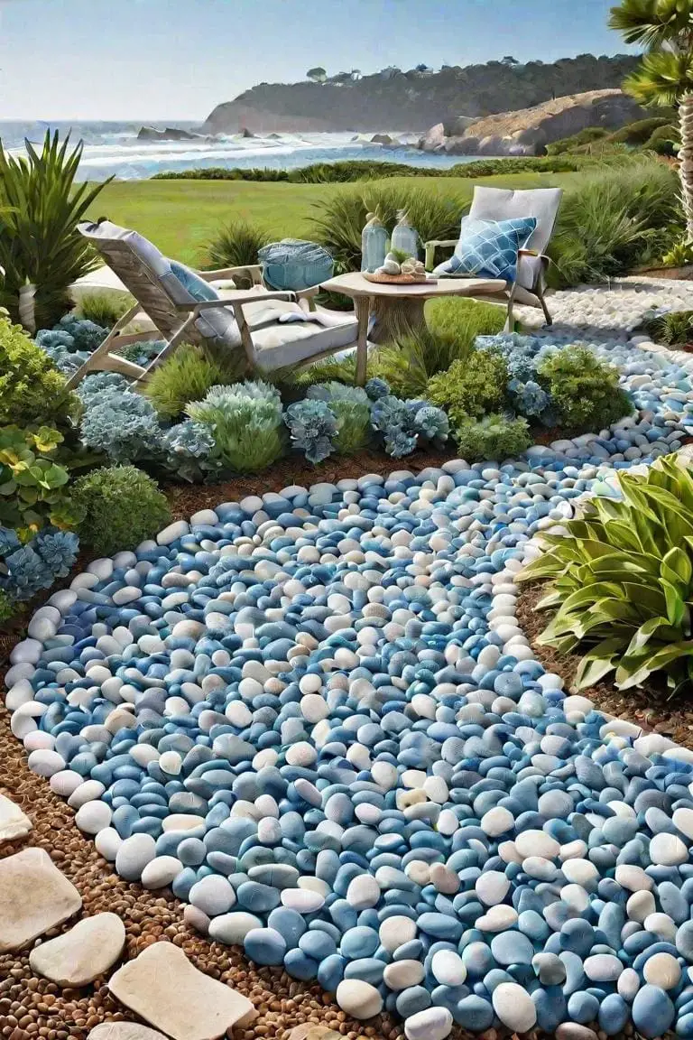 Bring the Beach to Your Backyard with a Pebble Beach Landscape