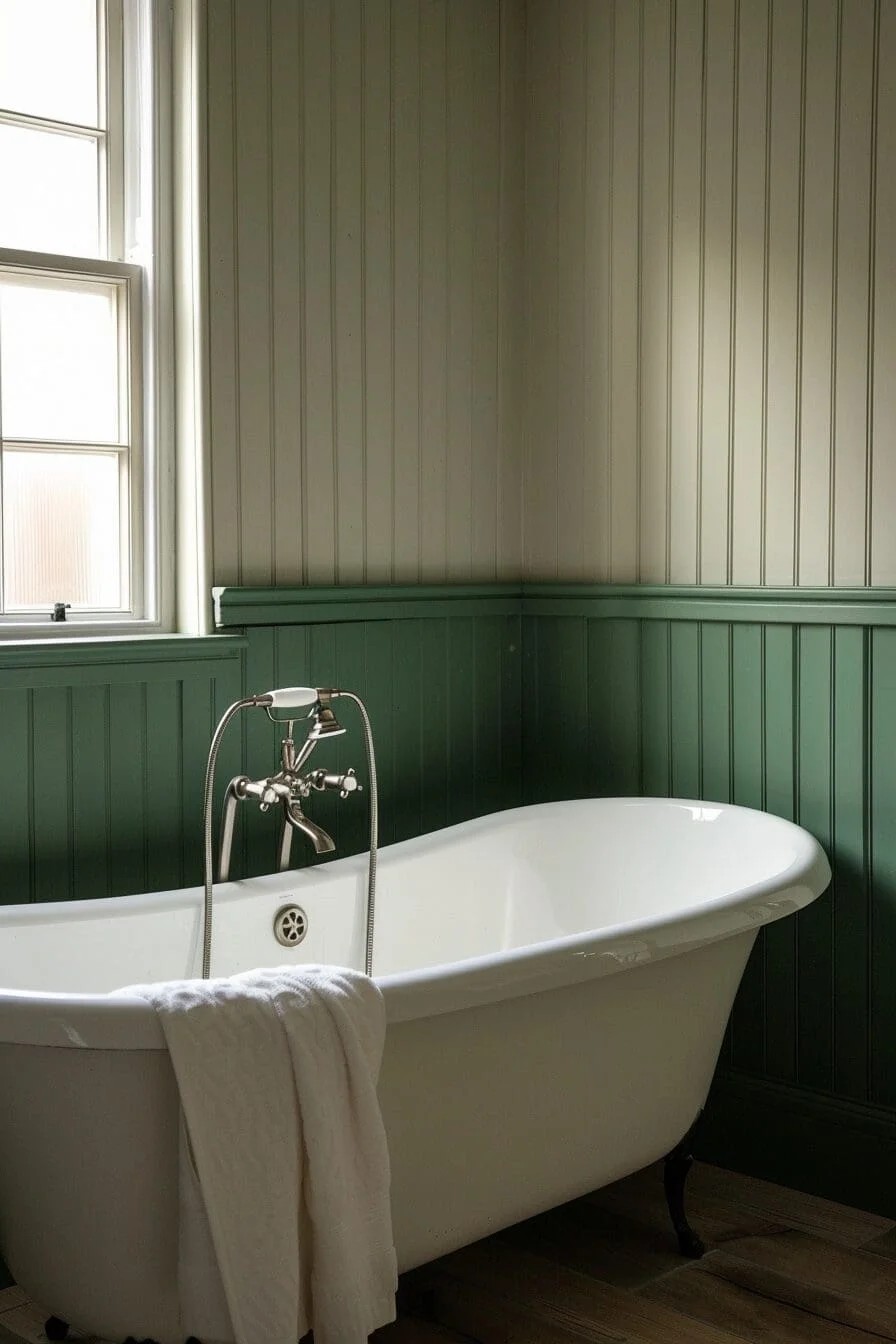 Green Wainscoting