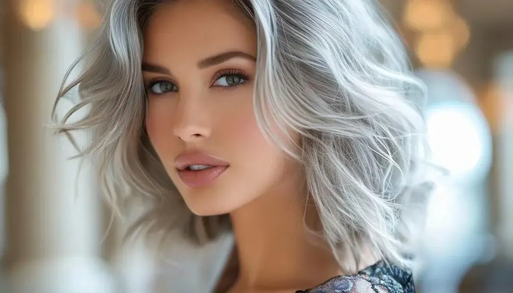 Loose Silver Curls