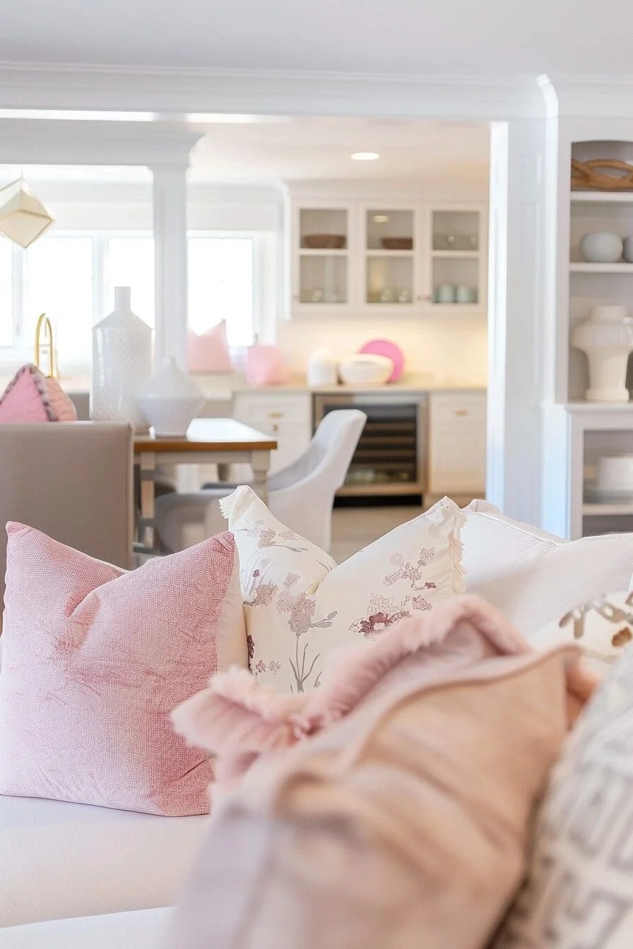 Pink Accent Pillows