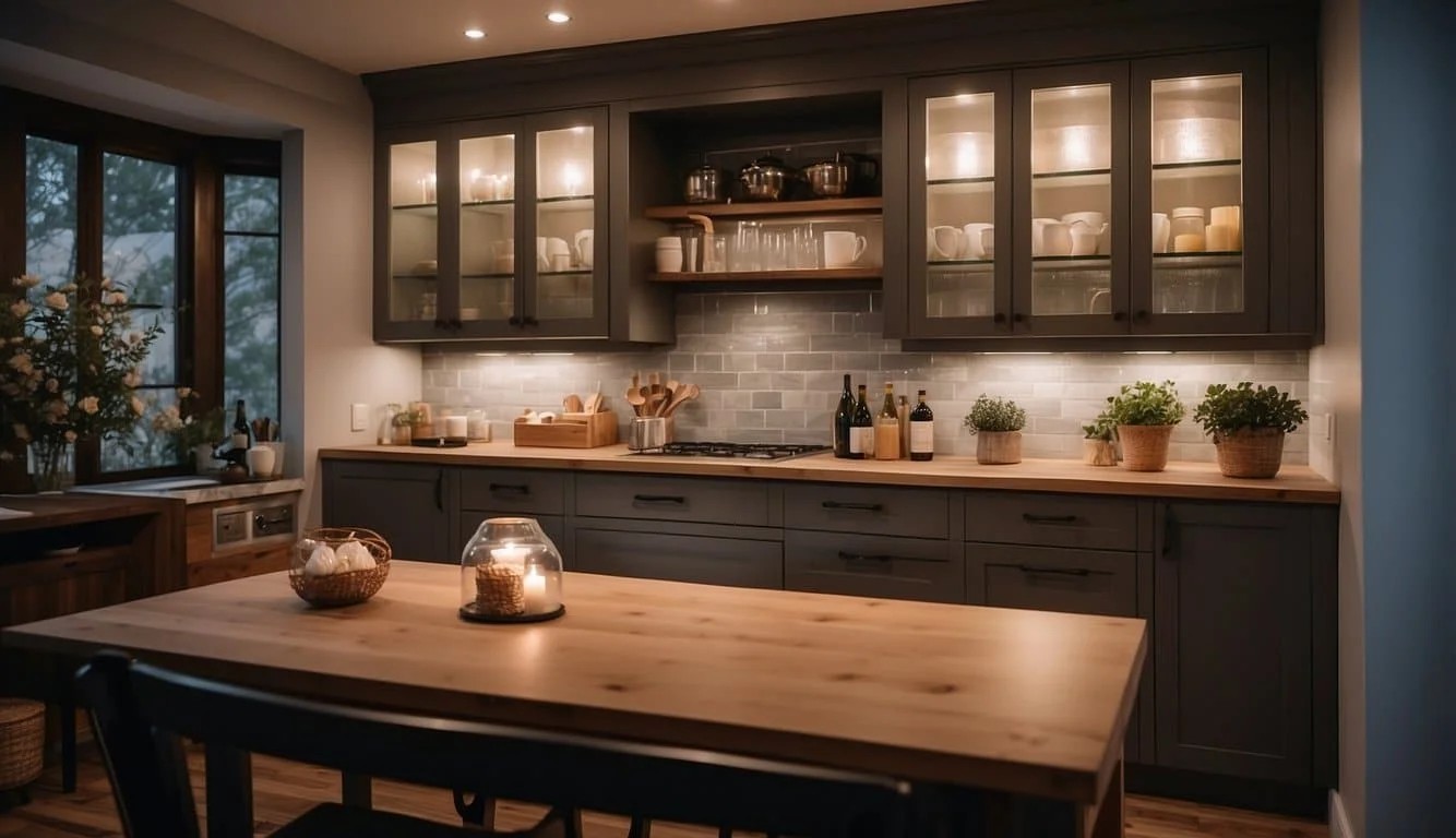 Install Under-Cabinet Lighting for a Warm Ambience