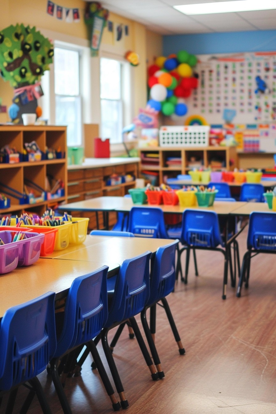 Neat & Organized Elementary Classroom