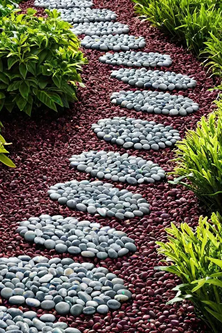 Build a Pathway of Pebble Stepping Stones