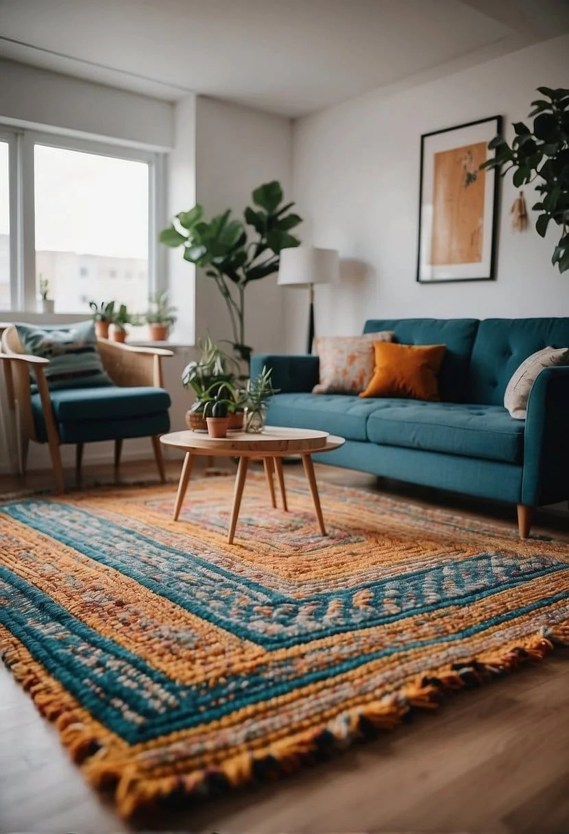 Vibrant Woven Rug