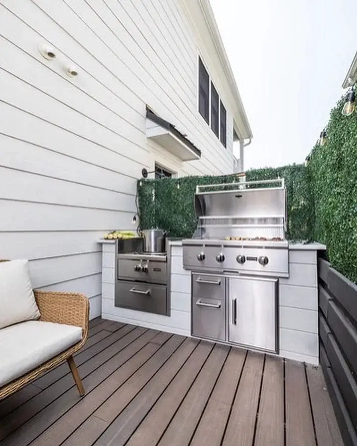 Discreet Outdoor Kitchen