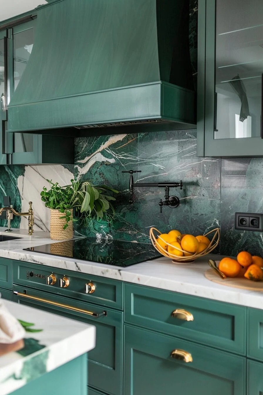 Jade Green Kitchen Sink