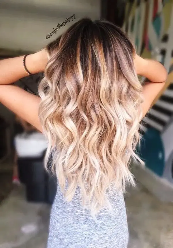 Bold Blonde Balayage