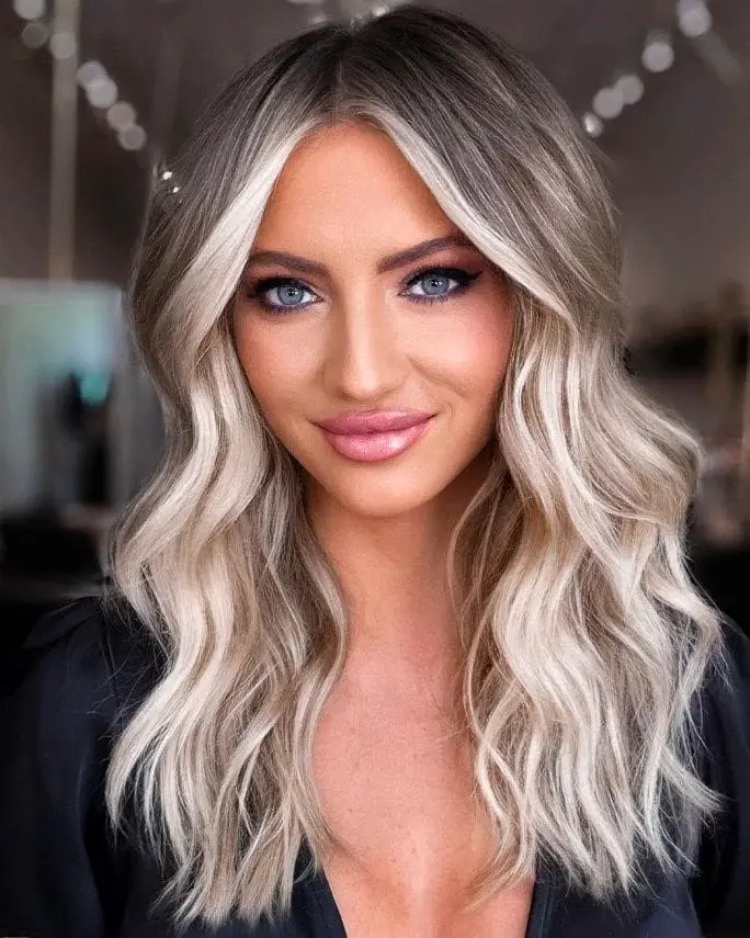 Bronde and Silver Hair Color