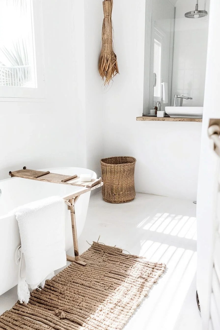 Wooden Bath Mat