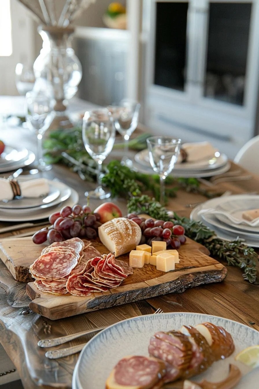 A Wooden Charcuterie