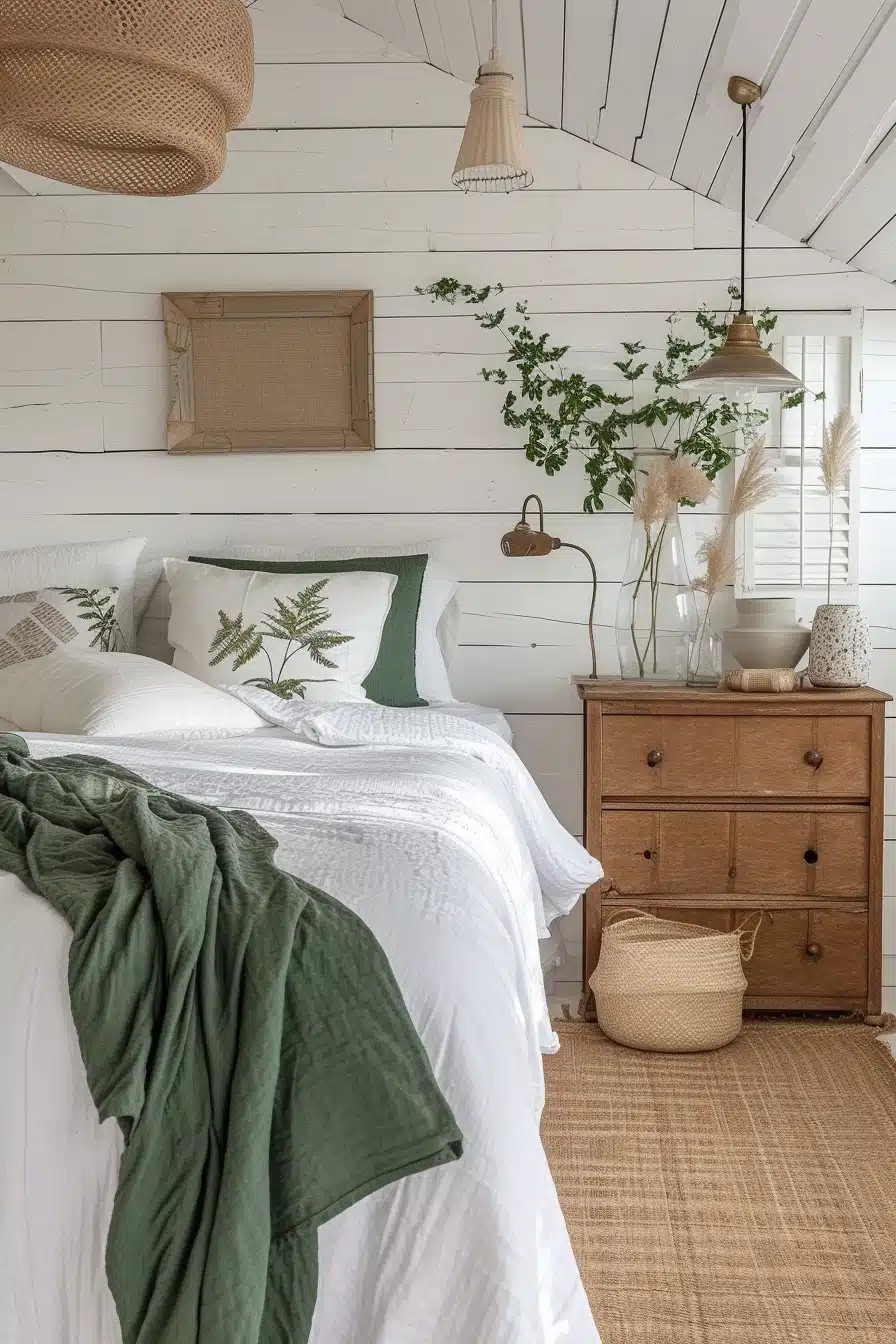 Feature White Shiplap Walls