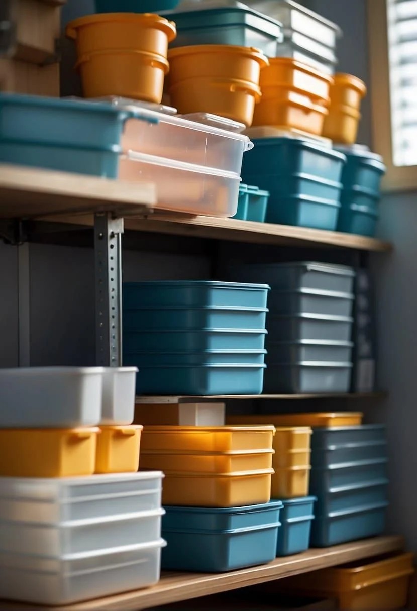 Use Stackable Storage Containers In Small Spaces