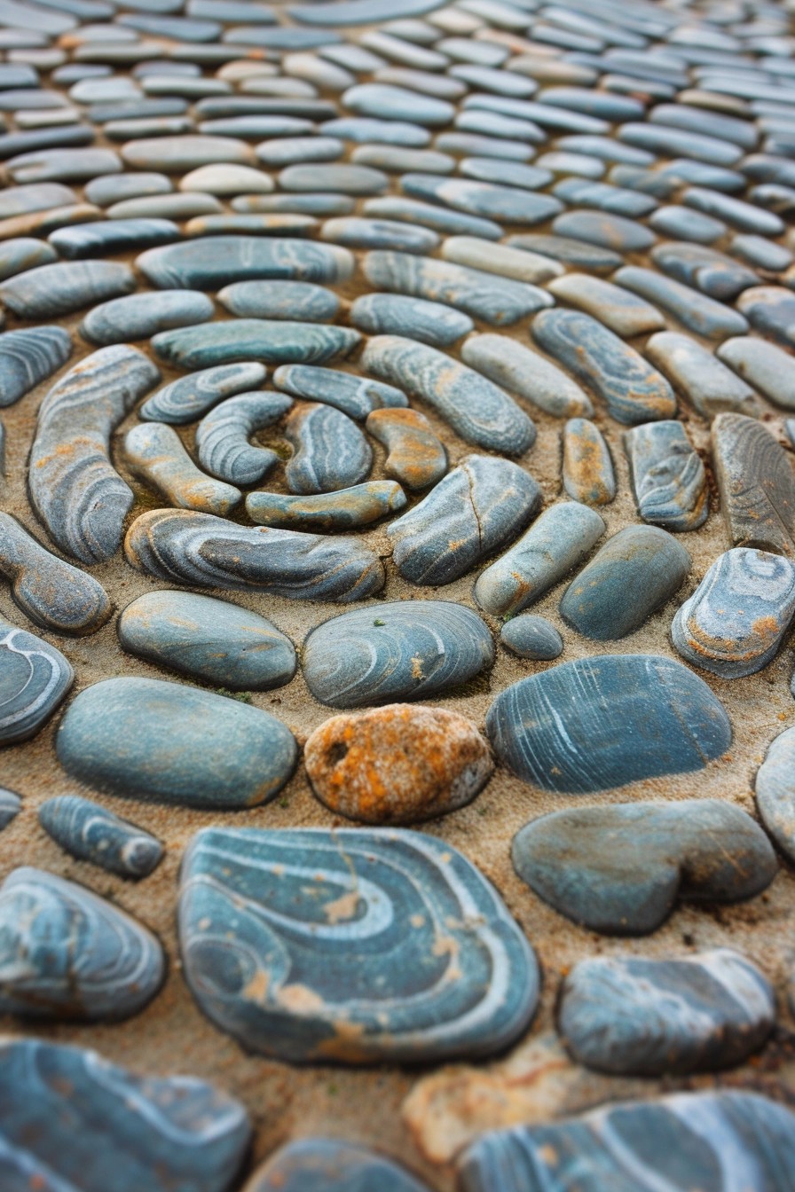 Build a Pebble Labyrinth for Meditation