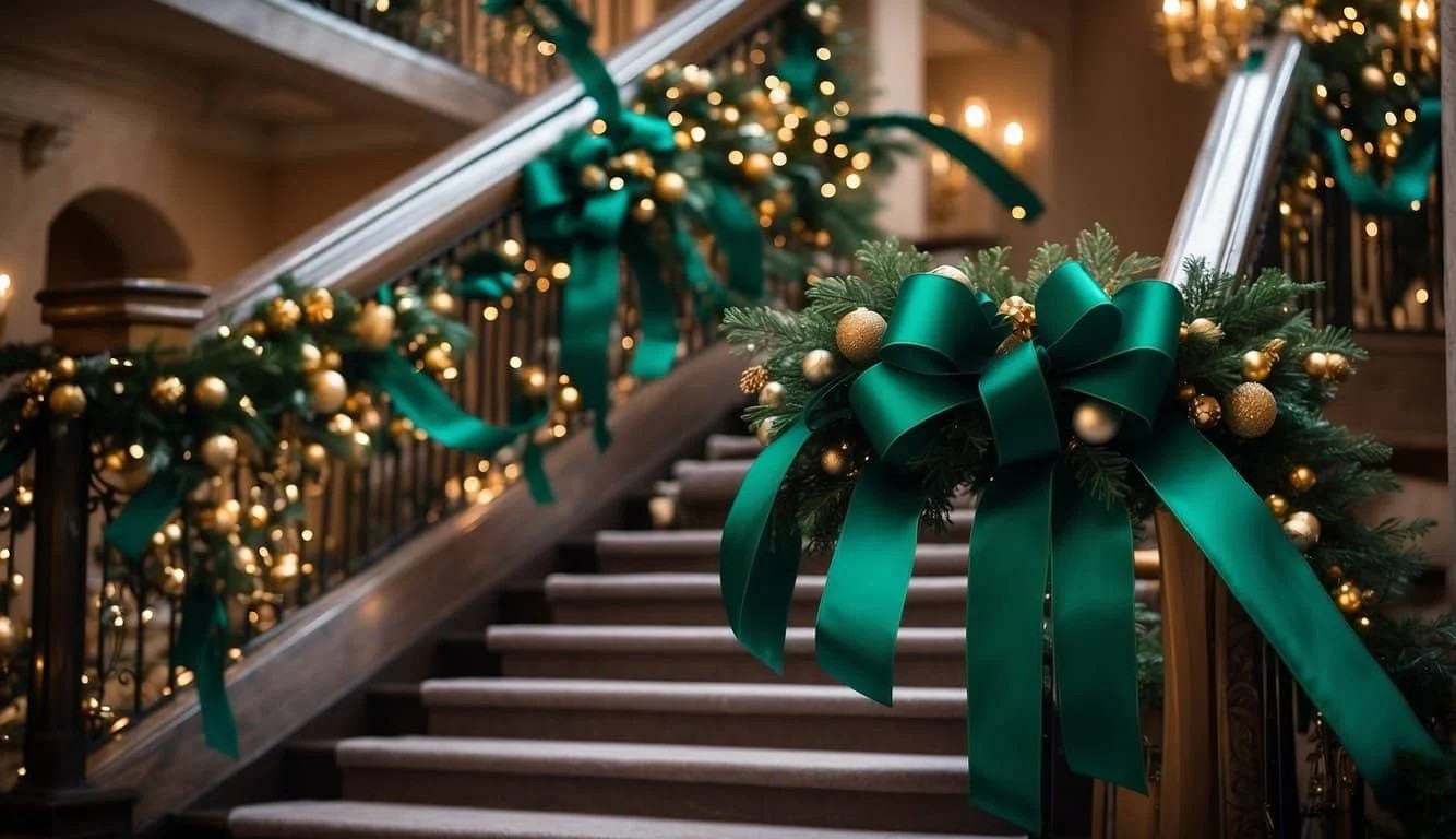 Emerald Green Velvet Christmas Ribbons