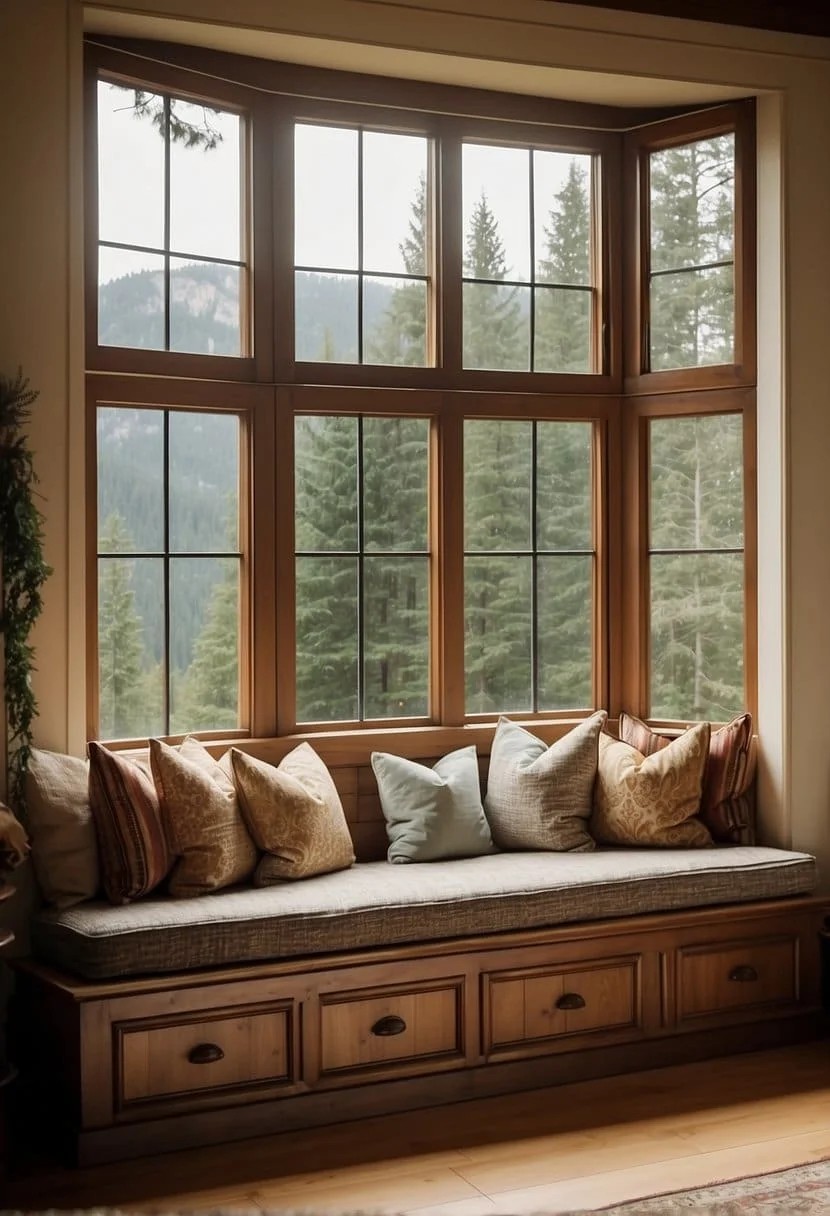 Use a Window Seat for Additional Seating and Storage