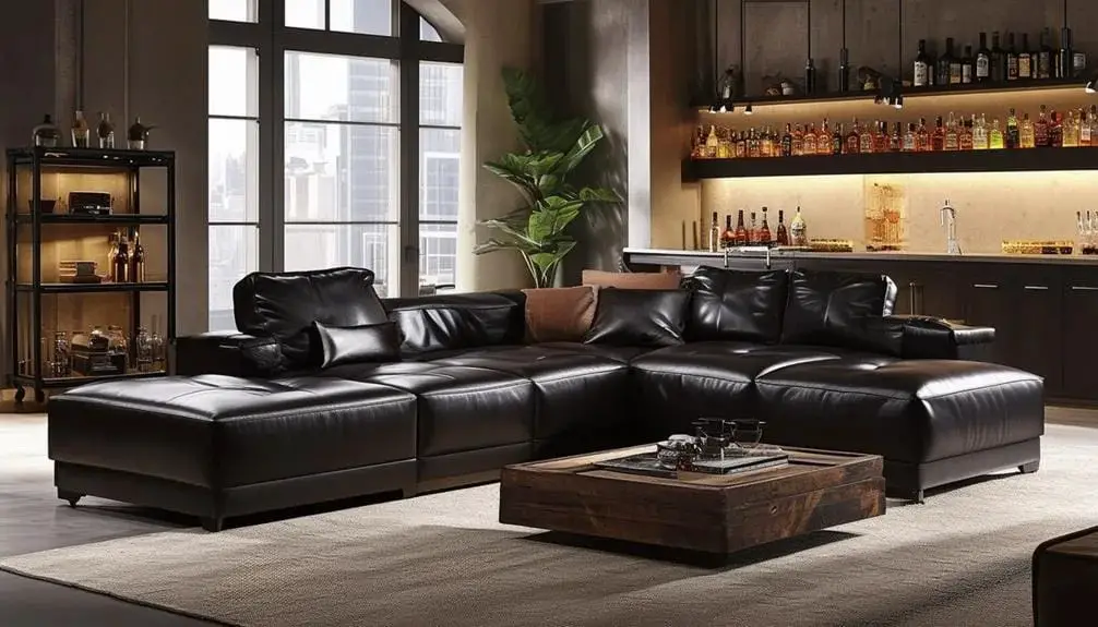 Chaise Sectional for Relaxation