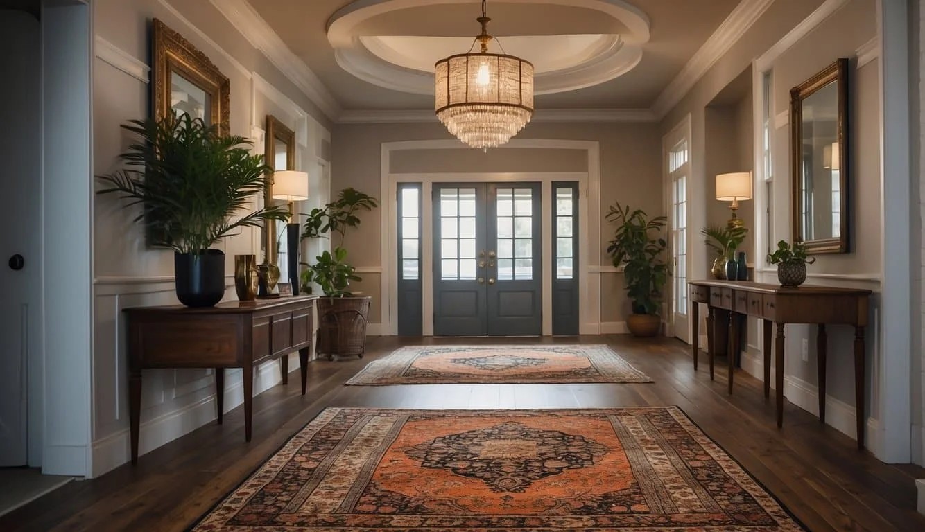 Play with Patterns in Your Hallway Carpet or Rugs