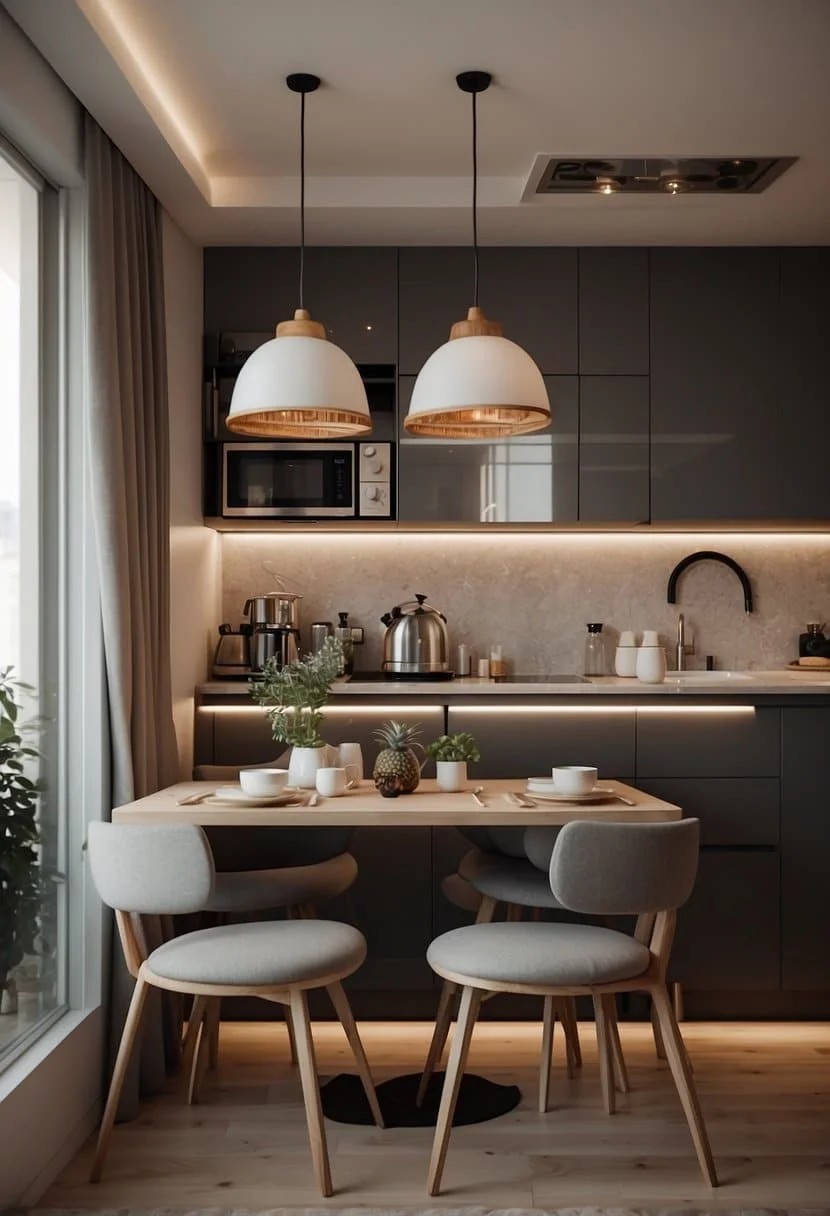 Opt for a Compact Dining Solution in Your Small Apartment