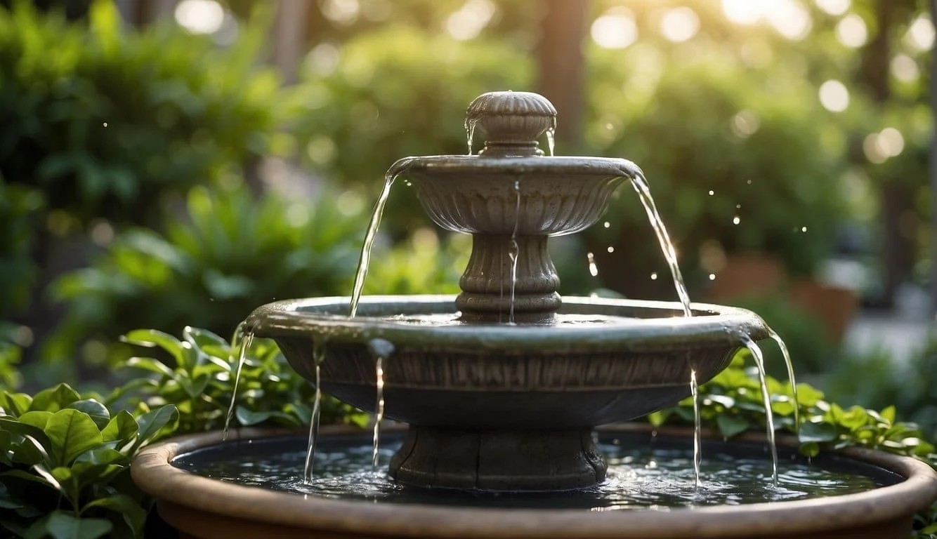 Solar-Powered Water Fountain Designs