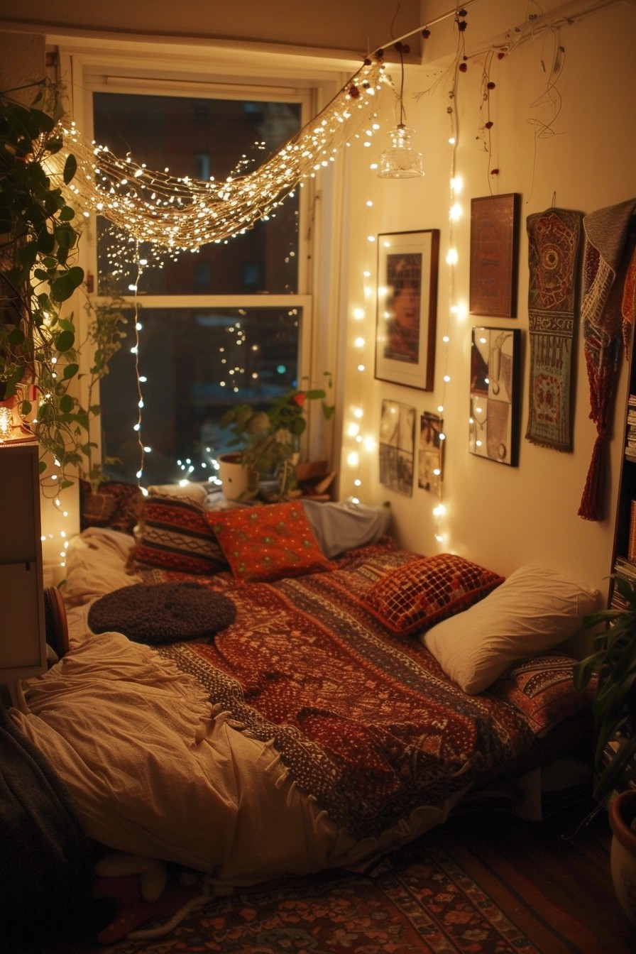 Draped Fairy Lights