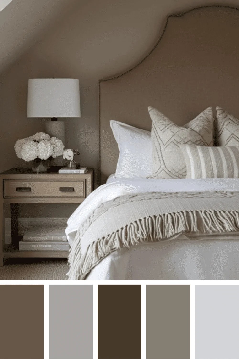 Add Beige Upholstered Headboard