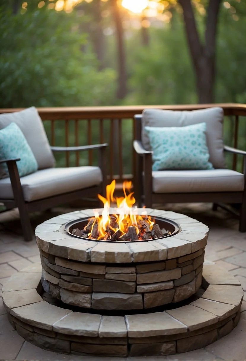 Crackling Stone Firepit