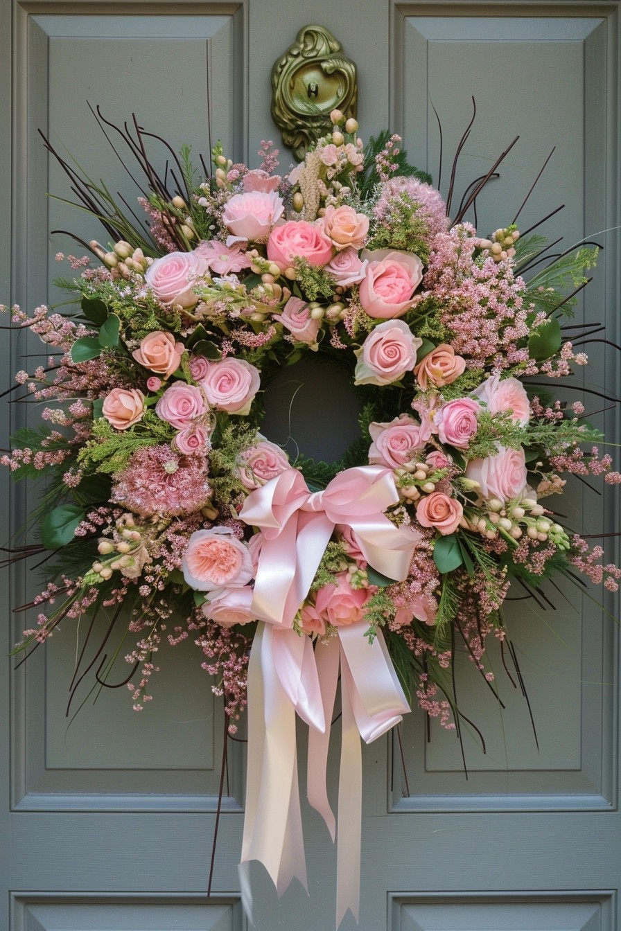 Pretty In Pink Wreath