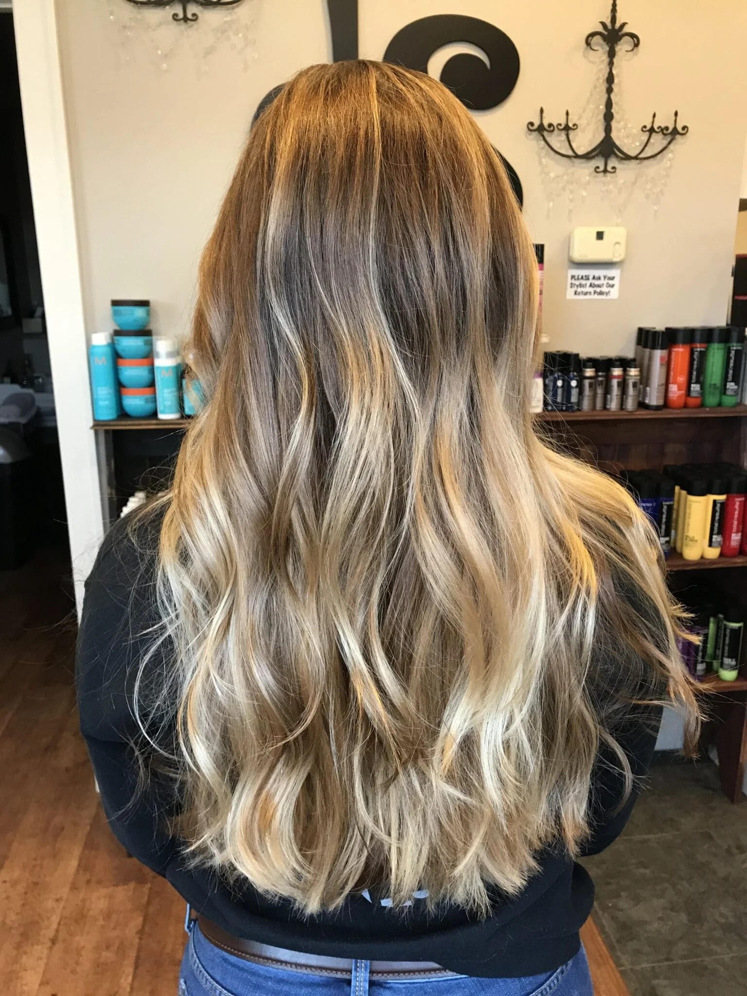 Subtle Blonde Balayage