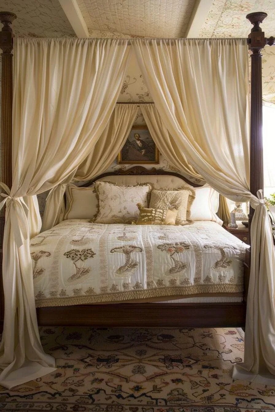 Four-Poster Canopy Bed