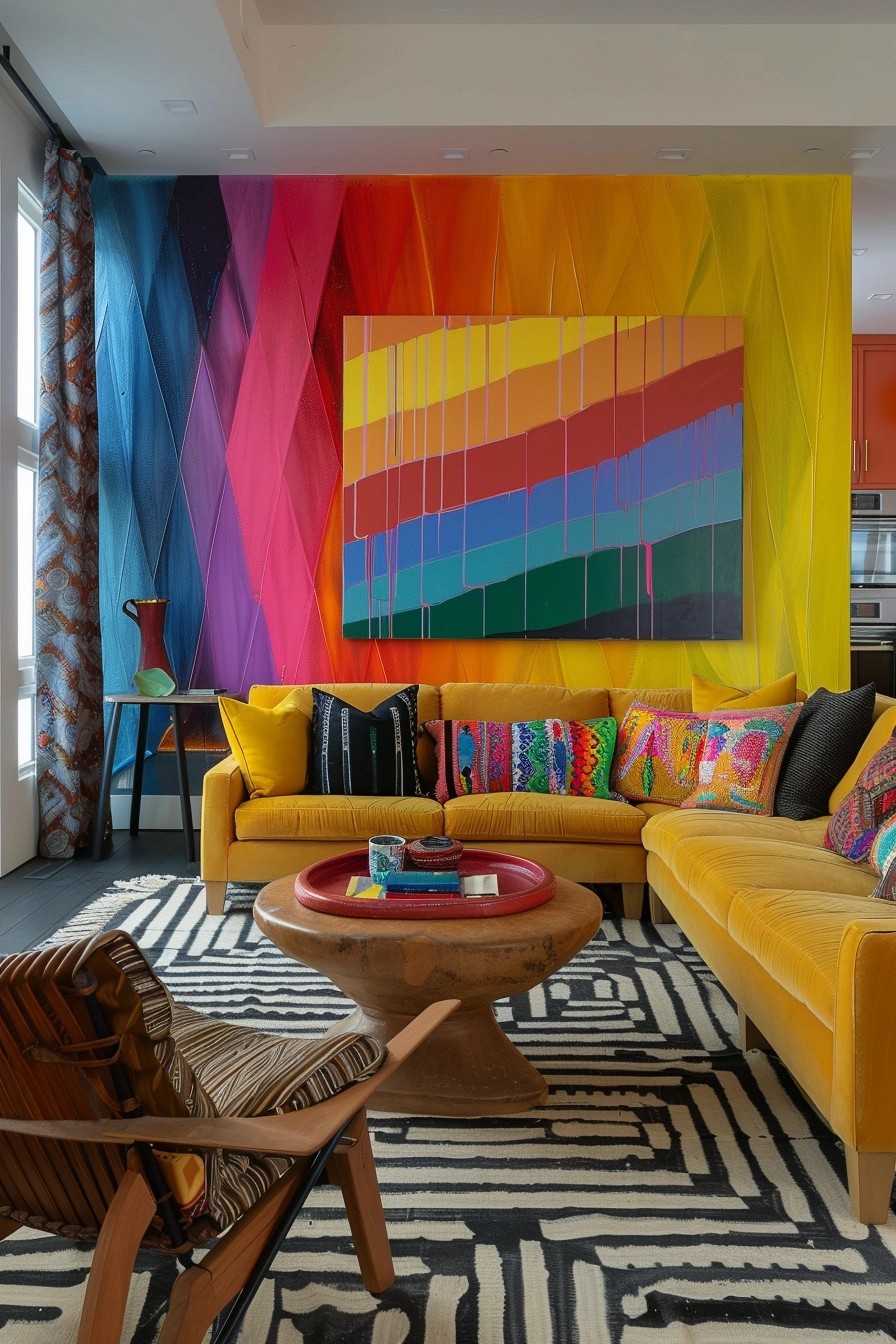 Introduce a Colorful Accent Wall