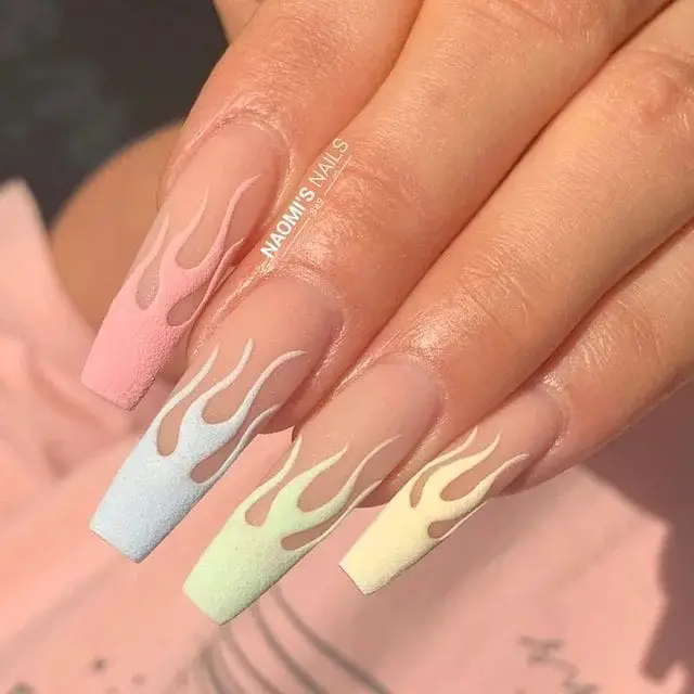 Flame Nails