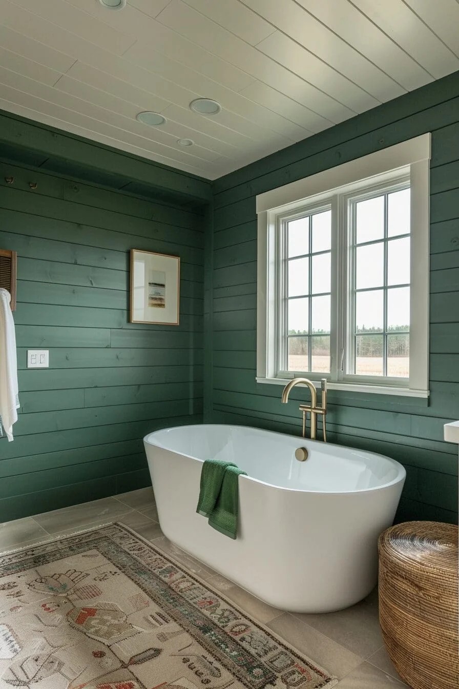 Hunter Green Shiplap